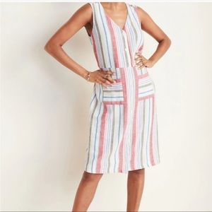 Old Navy Striped Midi Dress M